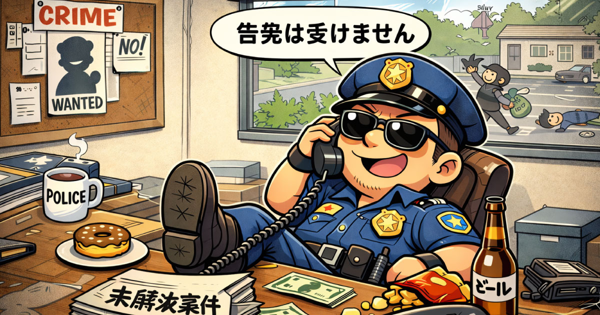 告発を受けない警察